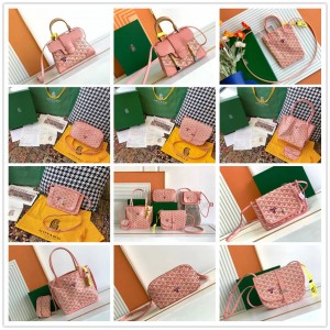 Goyard Pink Saigon Bag Shopping Bag Camera Bag Tote Bag