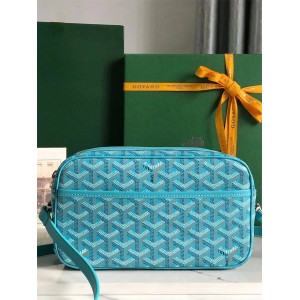 Goyard CAP-VERT Small Camera Bag Turquoise Blue