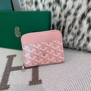 Goyard MATIGNON Pink Small Zipper Wallet