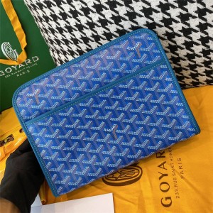 goyard Jouvence MM Toilet BAG Clutch Blue