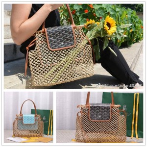 Goyard Aligre woven mesh bag handbag