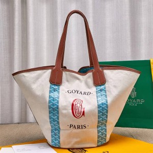 Goyard BELHARRA Double sided Canvas Shopping Bag Beach Bag