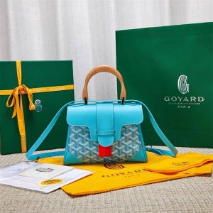 Goyard Saigon MINI Soft Saigon Bag Lake Water Blue