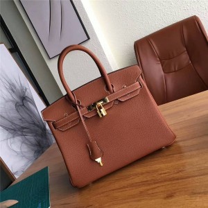 Hermes Birkin bag togo leather handmade wax line handbag