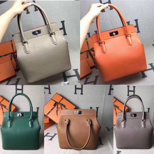 hermes official website new swift leather Toolbox 26cm handbag