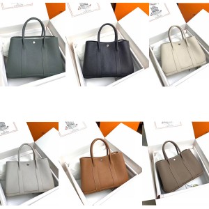 Hermes official website Negond leather Garden Party shopping bag