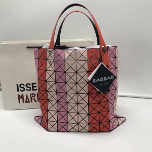 ISSEY MIYAKE BAOBAO colorblock 10 grid diamond handbag