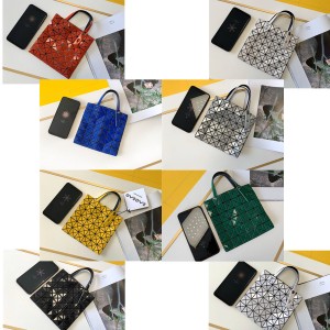 Issey Miyake new shiny mini 6 grid six grid handbag