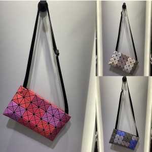 Issey Miyake BaoBao official website color block crossbody bag