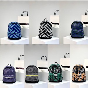 ISSEY MIYAKE BAOBAO new graffiti color matching backpack