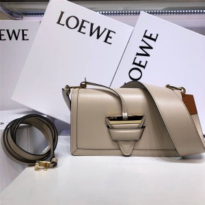 LOEWE handbags new Barcelona series Boxcalf leather shoulder bag
