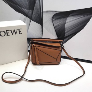 LOEWE handbags new Puzzle Mini geometric mosaic diagonal package