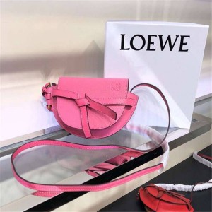 LOEWE female bag Gate Mini saddle bag diagonal package