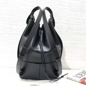 loewe official website new leather Balloon backpack