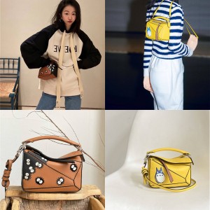 Loewe Briquettes My Neighbor Totoro mini puzzle handbag