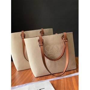 LOEWE Jacquard Canvas Anagram Tote Bag