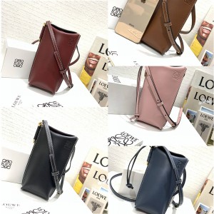 loewe soft cow leather Gate Pocket handbag mobile phone bag 109.30.Z42
