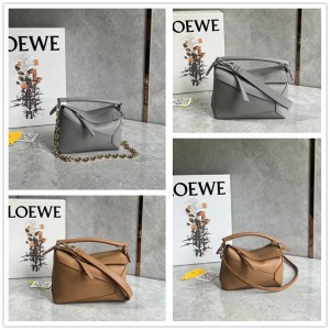 Loewe A510P88/A510P60 Soft Grain Cow Leather Mini/Small Puzzle New Geometry Bag