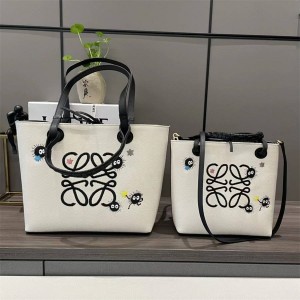 LOEWE Anagram Tote Qianyu Qianxun Co branded Tote Bag 062187/062186