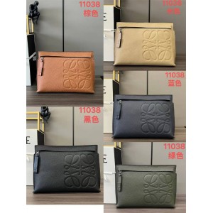 LOEWE C500W05X01 Grain Cowhide Leather T Pouch Small Bag Handbag