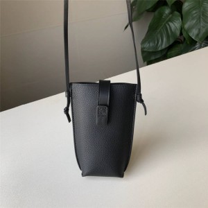 LOEWE handbags new lychee pattern leather Pocket phone bag