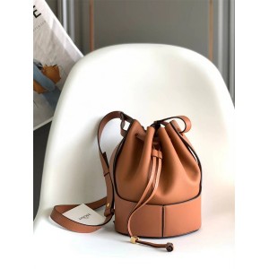 LOEWE 326.75AC31 Small calf leather Balloon handbag bucket bag