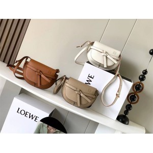 LOEWE 314.12.V07 Mini Saddle Bag Gate Duel Handbag