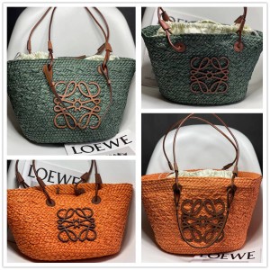 LOEWE A223T43X02/A223P65X01 Anagram Basket Woven Handbag