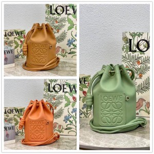 LOEWE A734Z18X11 Sailor Bucket Bag Small Napa Cowhide Sailor Bag 10133