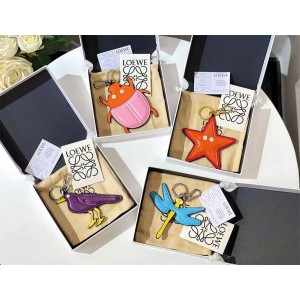 LOEWE Ladybug Sparrow Dragonfly Starfish Bag Decorative Pendant Keychain