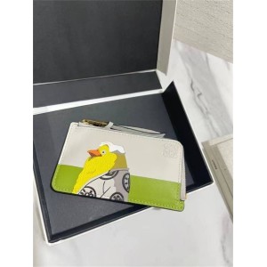 LOEWE Qianyuan Qianxun Cooperative Otori Sama Series Zipper Small Card Bag 3778