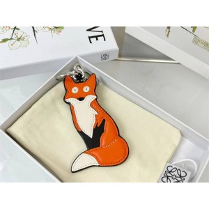 LOEWE Fox Charm series pendant bag with keychain embellishments
