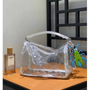 LOEWE Puzzle Transparent PVC Jelly Bag Medium Handbag 66002