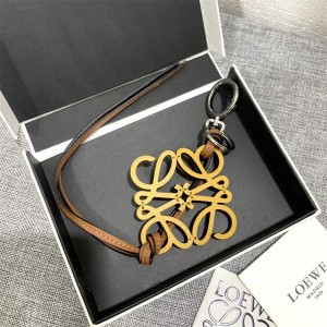 LOEWE C621232X83 cow leather Anagram pendant package