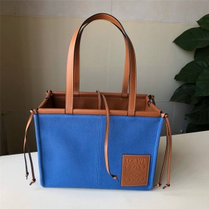 loewe new canvas and leather Cushion handbag