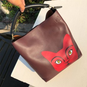 loewe T Bucket Bag Collection Cat Face Bucket Bag