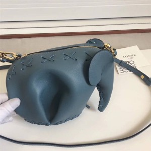 LOEWE women's bag new style woven leather elephant bag