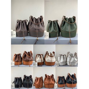 loewe official website new leather balloon bag bucket bag