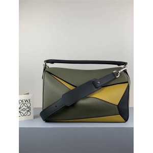 loewe official website men's new leather large Puzzle handbag