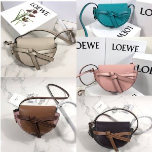 loewe female bag new MINI GATE BAG series saddle bag