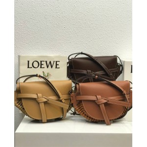 loewe new small woven soft calf leather Gate handbag