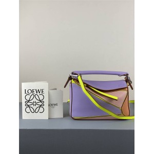 loewe new mini geometric color matching MINI Puzzle handbag