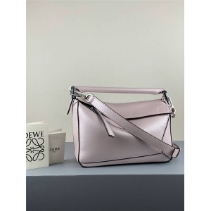 loewe fluorescent color block MINI Puzzle diagonal shoulder bag