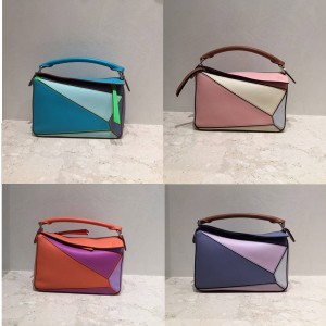 Loewe new small geometric color puzzle puzzle shoulder bag