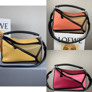 loewe official website new medium geometric color puzzle puzzle handbag