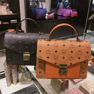 MCM handbags and leather Patricia Visetos flip handbag
