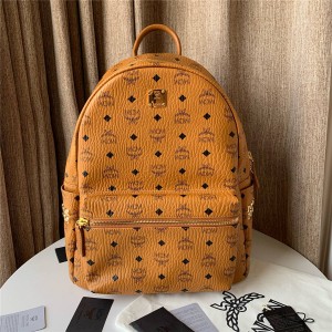 mcm tark side studs medium backpack in Visetos MMK6SVE38