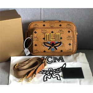 MCM Embroidered Visetos Klassik Crossbody Bag
