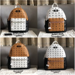 mcm Stark Stitching Backpack in Visetos MMBBSVE03