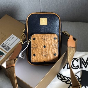 mcm MINI Visetos Original functional crossbody bag